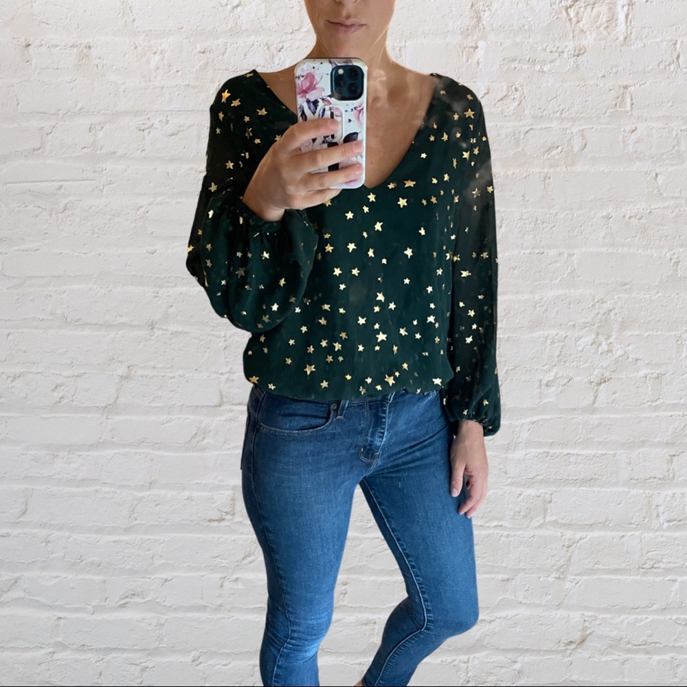Star long sleeve body suit